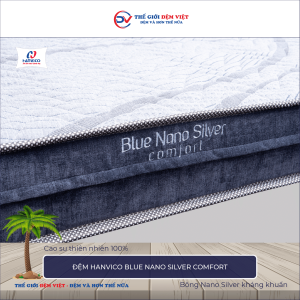 Đệm Hanvico Blue Nano Silver Comfort 3